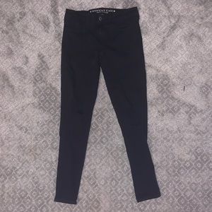 black american eagle ripped jeans!!!